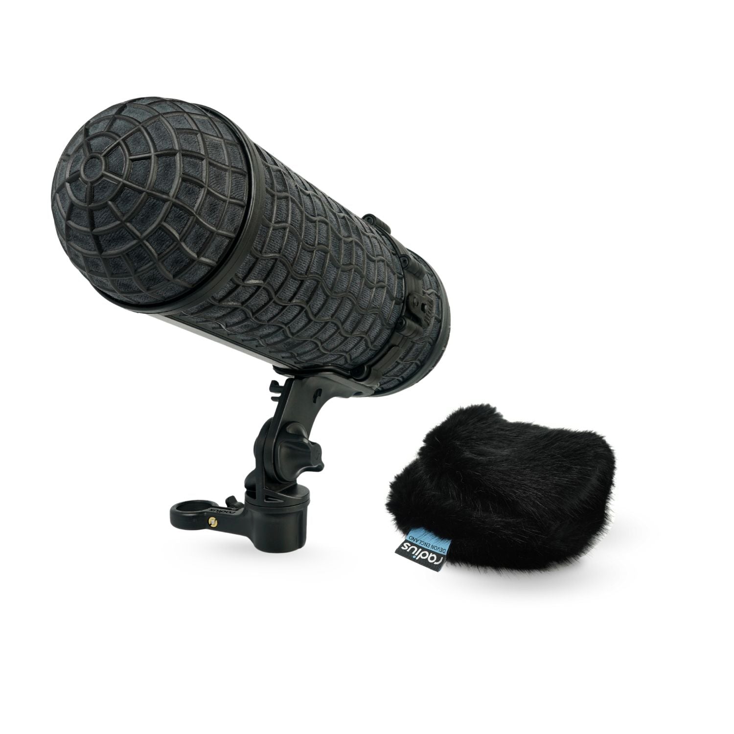 Microphone shockmount and windshield kit