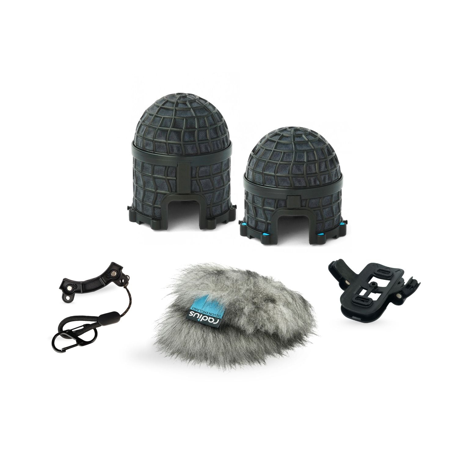 Microphone shockmount & windshield kit